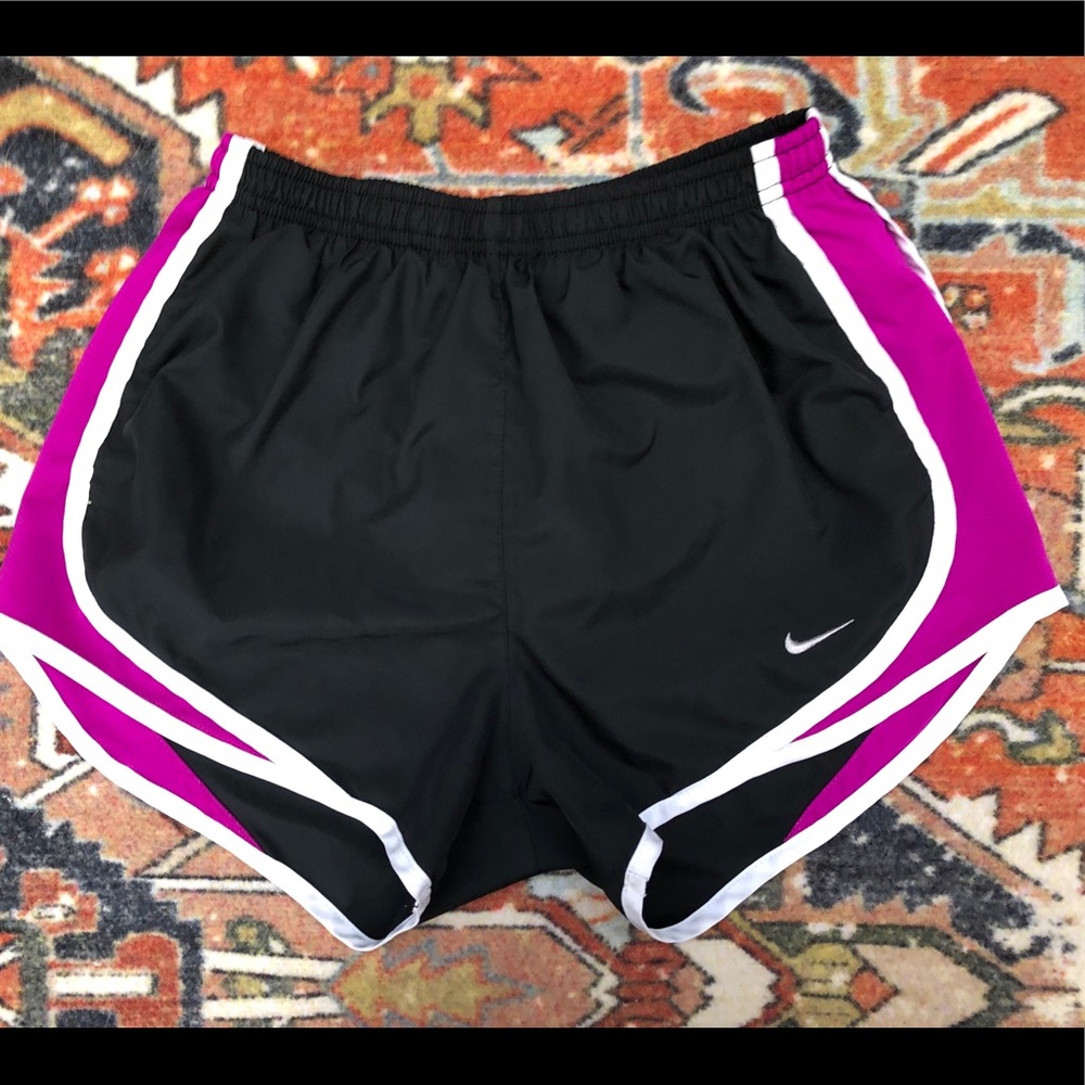 🦄Nike Dri-fit running shorts - Black/neon purple